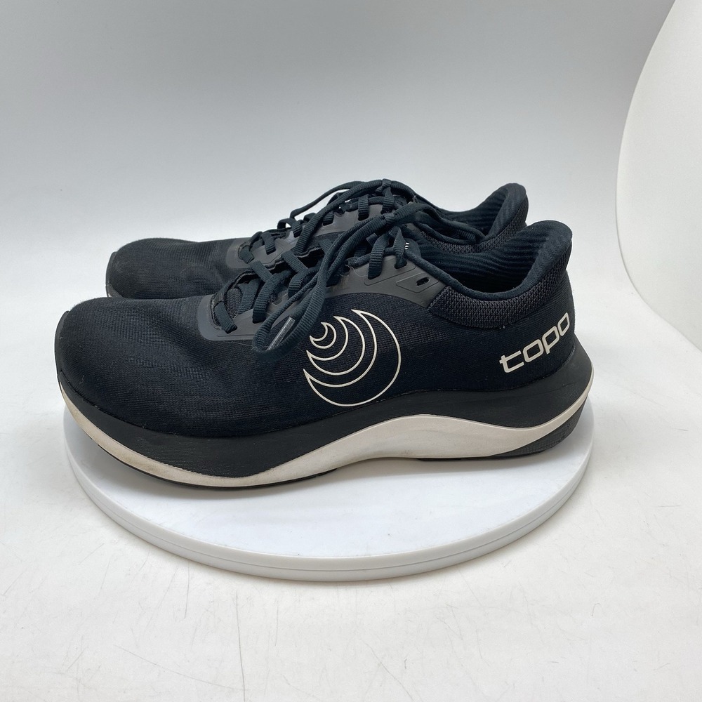 Topo Ultrafly 6 Athletic Womens 8 Black White Running Walk Gym Sneakers Shoes - Picture 3 of 10